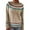 Khaki, variant on Women's Colorful Retro Knitted Fair Isle Print Sweater Trendy Fall Winter Oversized Lightweight Pullover Tops
