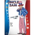 thumbnail image 2 of Deluxe Men's Uncle Sam Costume July Fourth Patriotic Party Fancy Dress, 2 of 5