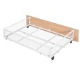 thumbnail image 6 of DreamBuck Triple Bunk Bed with Drawers, Full over Twin and Twin Bunk Bed with Build-in Ladder and Safety Guardrails for Teens Adults, Metal Bunk Bed Can Convertible into 3 Beds, 3 Beds in 1, White, 6 of 9