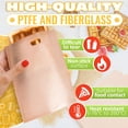 thumbnail image 3 of 12 bolsas de tostadora reutilizables antiadherentes – Bolsas para sándwich de tostadora Bolsas para tostadora de queso a la parrilla Bolsas reutilizables para alimentos – Bolsas de tostadora resistent, 3 of 9