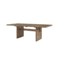 thumbnail image 3 of Coastal Wood Rectangular Kitchen Table with Six Chairs Dining Table Brown, 3 of 17