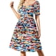 thumbnail image 2 of Vestido de manga corta de baile, vestidos elegantes para mujer, rebajas, vestidos de cóctel, vestidos de verano para mujer, 2 of 7