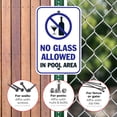 thumbnail image 4 of Pool Rules Sign, No Glass Allowed in Pool Area,, 4 of 8