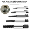 thumbnail image 3 of JTWEEN Damaged Screw Extractor Set,11Pcs Stripped Bolt Extractor Kit Portable Easy Out Multiple Size Screw Remover Tool Kit for Damaged Broken Rusted Screws, 3 of 9