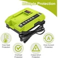 thumbnail image 3 of 40V Charger for Ryobi 40-Volt Power Tools, String Trimmer, Jet Fan Blower, 3 of 5