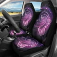 thumbnail image 2 of Renewold Butterfly Galaxy Violet Car Seat Cover Front Seats Only, Auto Interior Decor Front Car Seats Protector Vehicle Bucket Car Seat Covers for Women Men, 2 of 7