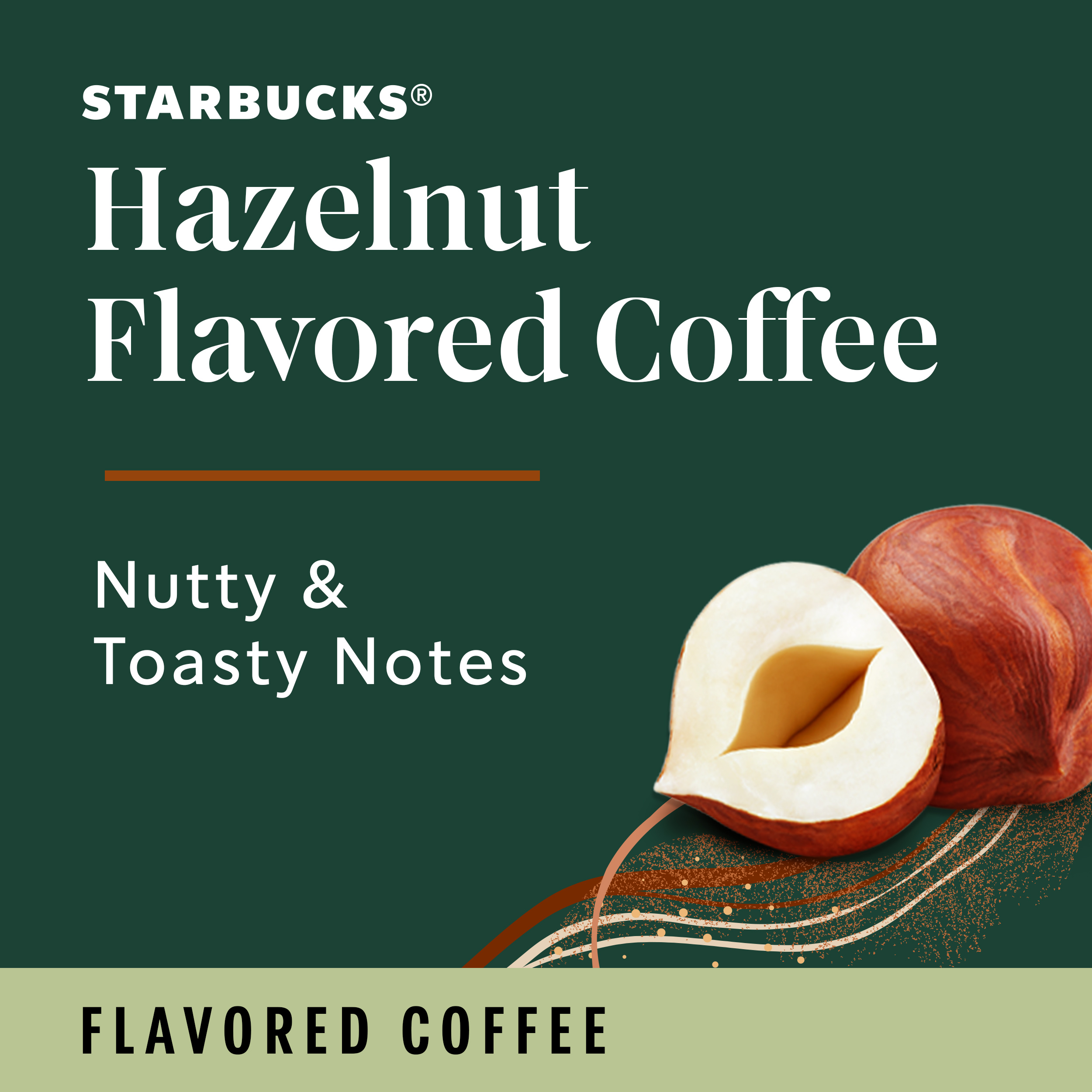 Starbucks Hazelnut Flavored Coffee, Ground Coffee, Naturally Flavored, 11 oz - image 3 of 8