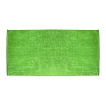 ELEGANI Oversized Large Terry Velour Beach Towel - Lime Green - 35” x 60” - 100% Ring Spun Cotton