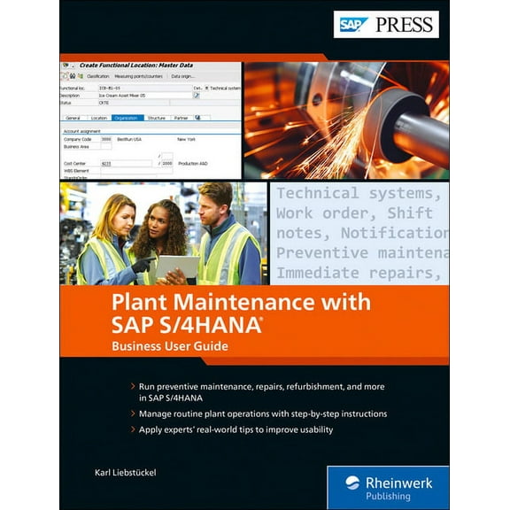 Plant Maintenance with SAP S/4hana: Business User Guide, (Hardcover)