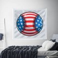 thumbnail image 3 of Tapestry Baseball American Flag for Bedroom Wall Hanging 60 X90 IN, 3 of 3