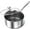 3QT, variant on Three-layer stainless steel non-stick cookware set with lid, suitable for induction cooktops and heavy-duty use. Honeycomb interior for easy cleaning. 1 quart + 2 quart capacity. Two-piece set. Dishw