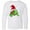 AA-White, variant on Inktastic Christmas Turtle in with Santa Hat and Snowflakes Long Sleeve Youth T-Shirt