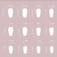 thumbnail image 5 of 24 Pieces Fall Flower Press on Nail Coffin False Nail Glossy Acrylic Nail Winter Stick on Nail for Women Girls Manicure, 5 of 10
