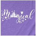 thumbnail image 3 of Theme Park Disney Magical Shirt Family Vacation Tee Disneyworld Unisex T-Shirt Adult Ladies (Purple, Small), 3 of 6