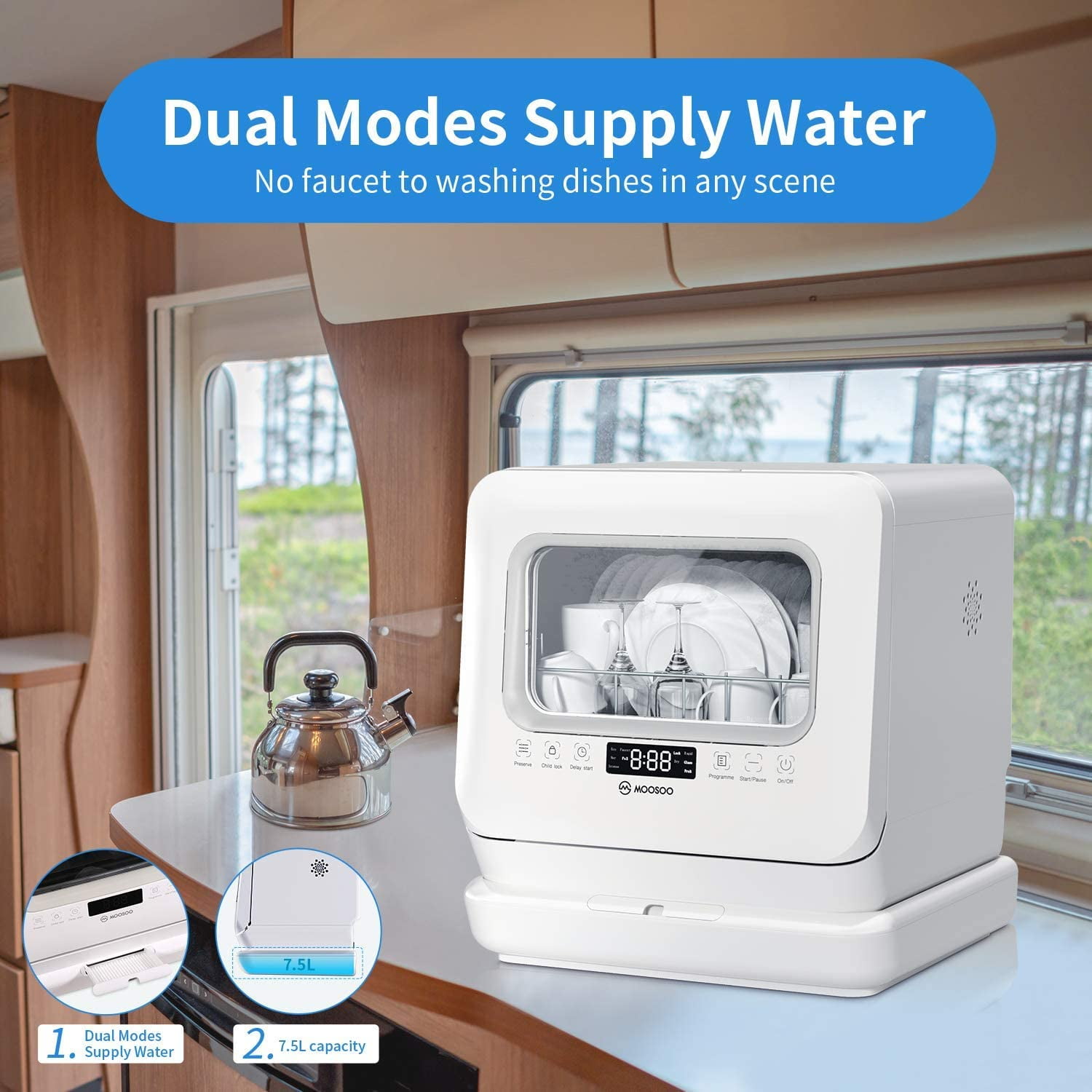 Moosoo dishwasher deals