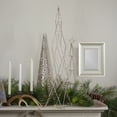 thumbnail image 2 of Northlight LED Lighted Glittered Wire Geometric Christmas Cone Tree - 32" - Warm White Lights, 2 of 5