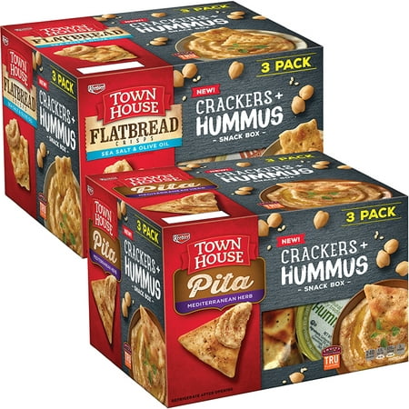 Town House Pita with Hummus Snack Boxes - Pick 2