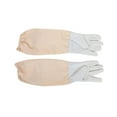 thumbnail image 4 of Almencla 2 Pcs Gants Abeille Anti-Piqûres Protection des Mains Réutilisables Peau de Chèvre Apiculteur TTG, 4 of 8