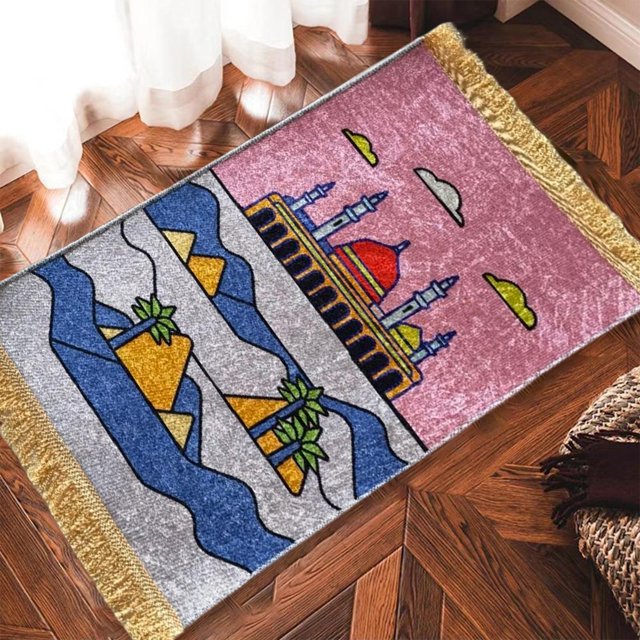 Alfombra de Oración Acolchada Perfecl Rosa Alfombra de rezo