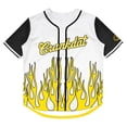 thumbnail image 2 of Crankdat Get Cranked Baseball Jersey Short Sleeve Button-up Shirts Women Men Streetwear Tops, 2 of 6