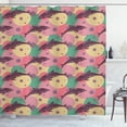 thumbnail image 1 of Ambesonne Aquatic Shower Curtain, Dolphin Underwater, 69"Wx70"L, Jade Green Dried Rose, 1 of 3
