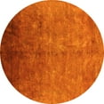 thumbnail image 1 of Ahgly Company Indoor Round Persian Yellow Bohemian Area Rugs, 6' Round, 1 of 4