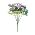 thumbnail image 6 of 7-Head Outdoor Artificial Butterfly Flowers - Waterproof Holiday Decorative Blooms, Durable Fake Flowers for Garden, Patio, Porch, Vibrant Floral Accents for Year-Round Use, 11.81in, Purple, 6 of 6