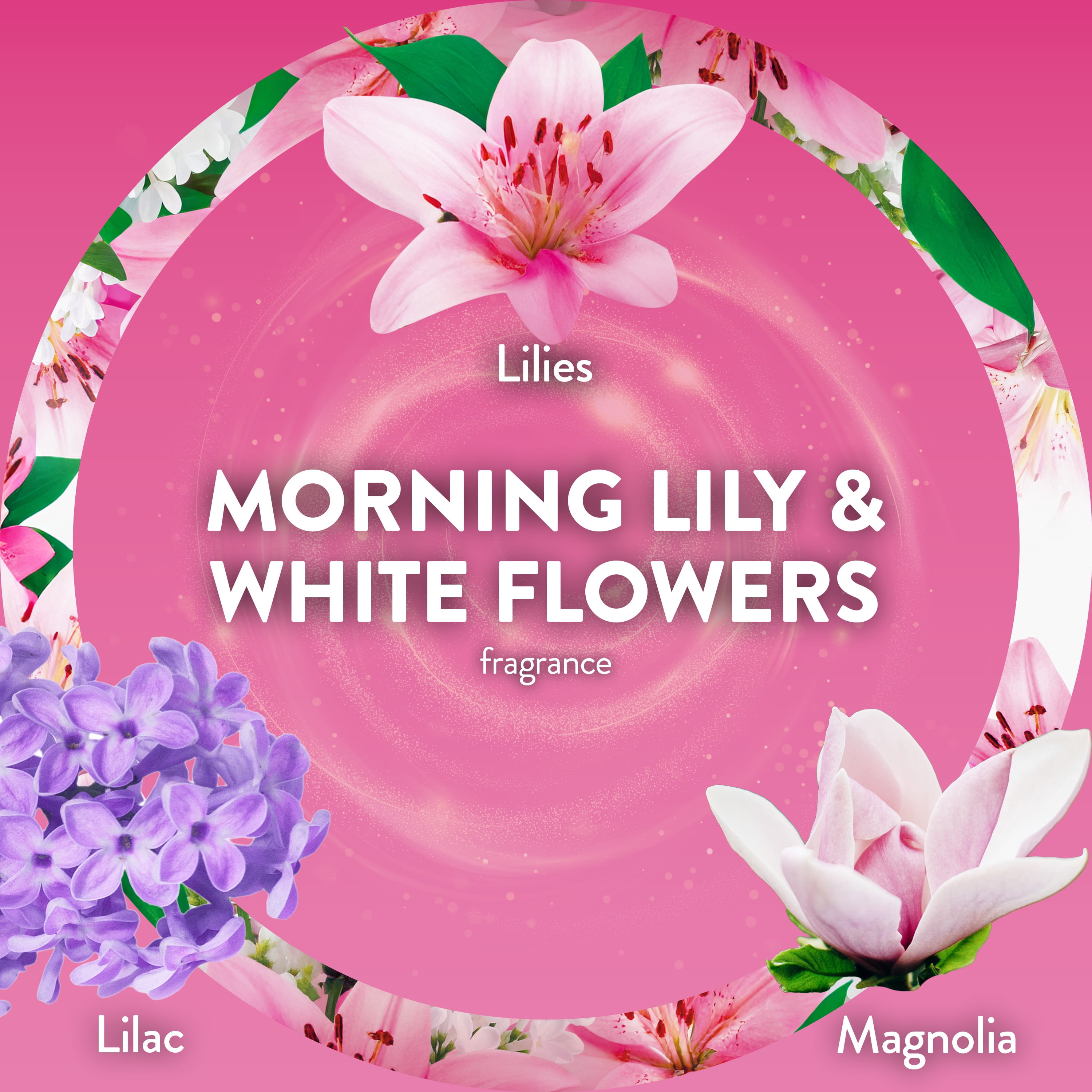 Air Wick Plug-in Scented Oil Refills Morning Lily & White Flowers, 2 Count