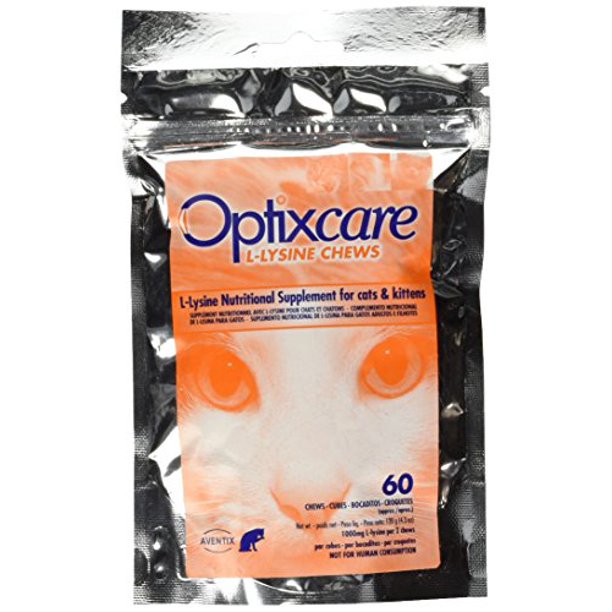 Optixcare 722 LLysine Chews for Cats & Kittens ,60 Count Walmart
