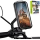 thumbnail image 1 of Funda Base Soporte Para Celular Moto Retrovisor Impermeable, 1 of 8