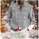 thumbnail image 2 of Camisa hawaiana de manga larga para hombre, camisa social de playa de alta gama para hombre, camisa estampada en 3D, camisa de nieve navideña 2024, moda, 2 of 5