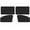 Black, variant on 4 PCS Car Window Sun Shades - Total Light Blocking Privacy Curtains - Universal Side Window Sun & Thermal Protection Cover - Magnetic Installation for Cars, SUVs, and Trucks