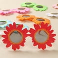 thumbnail image 4 of Gafas de sol de girasol con forma de Margarita, gafas de sol divertidas para fiesta, gafas decorativas, accesorios de fotografía de Picnic de reunión de plástico, 4 of 4