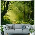 thumbnail image 4 of PRATYUS Enchanted Forest Tapestry Nature Lanscape Green Tapestry Tree Cave Wall Tapestry Wall Hanging For Living Room Bedroom Home Decorations Painting, 4 of 6