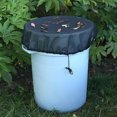 TUMALL Rain Barrel Net Cover, Black Rain Bucket Net, Water Catchment
