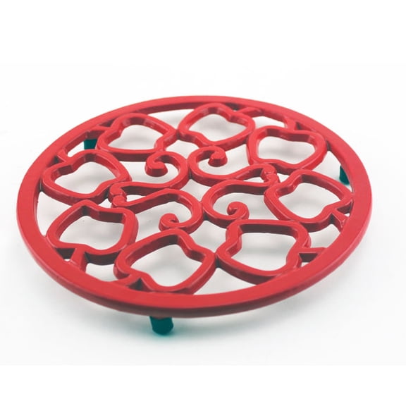 BergHOFF Cast Iron Apple Trivet - Red