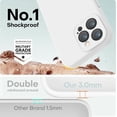 thumbnail image 4 of Funda de Silicona Premium, Forro de Microfibra Suave, para iPhone 16 Pro Max 6.9", Blanco, 4 of 7