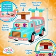 Spark, Create, Imagine, Interactive Ice Cream Truck Push Ride on Toy, Boys and Girls Ages 13