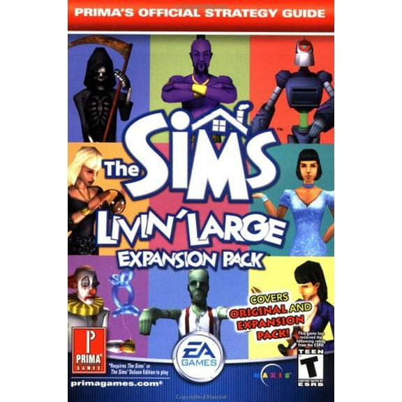 Pre-Owned The Sims: Livin" Large, Expansion Pack Prima"s Official Strategy Guide Paperback