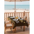thumbnail image 2 of Outdoor Tablecloths with Umbrella Hole & Zipper, Brown Giraffe Rectangle Tablecloth 60x120 Inch, Love Heart Spring Floral Botanical Waterproof Table Cloth, Patio/Pool/Picnic Table Covers, 2 of 8