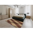thumbnail image 5 of Ahgly Company Machine Washable Indoor Rectangle Transitional Bronze Brown Area Rugs, 2' x 5', 5 of 7