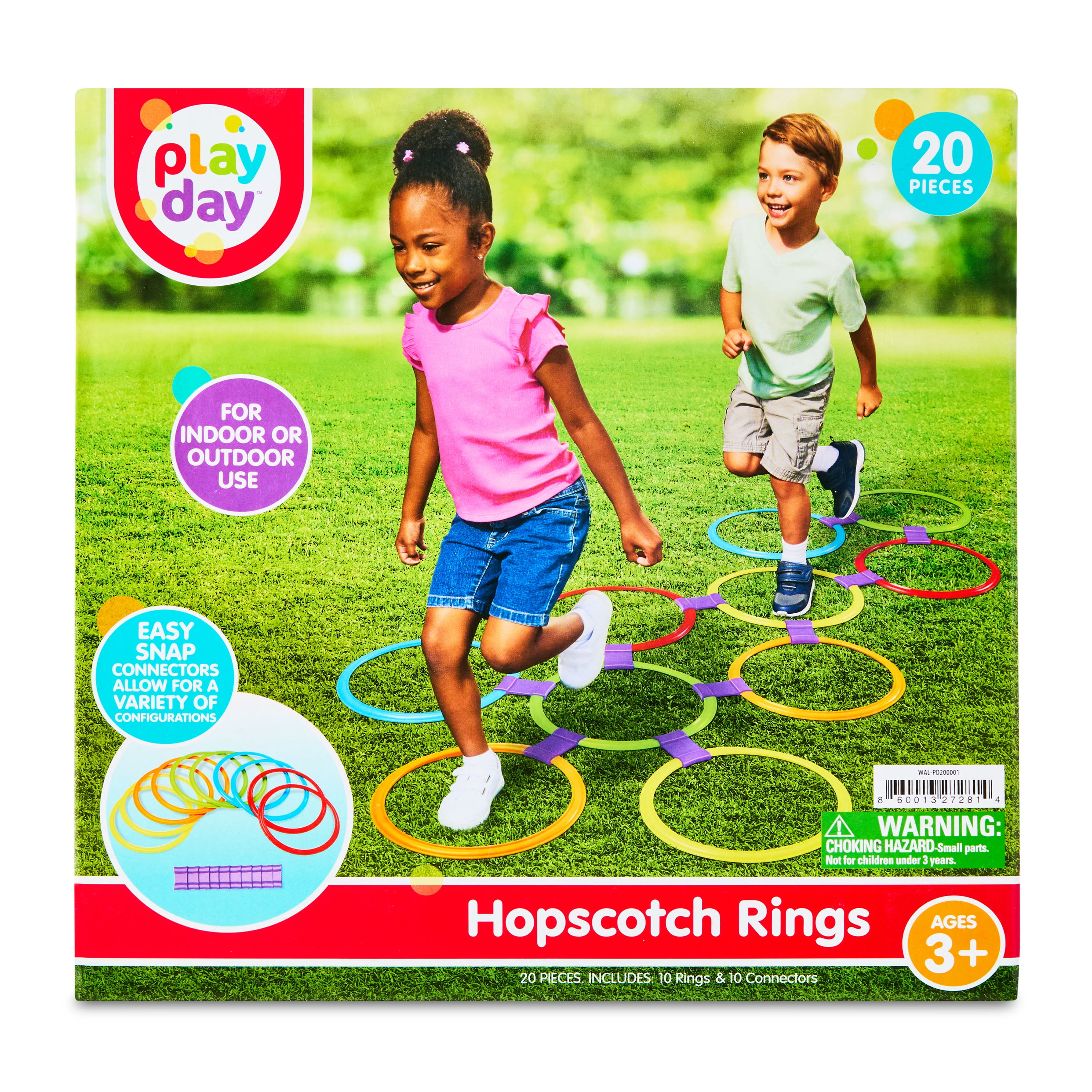 Play Day Hopscotch Rings, 20 Pieces