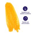 thumbnail image 3 of Shisuyan Yellow Crowd Control Chain Plastic Safety Barrier 1 Set 10m x 2cm, 3 of 8