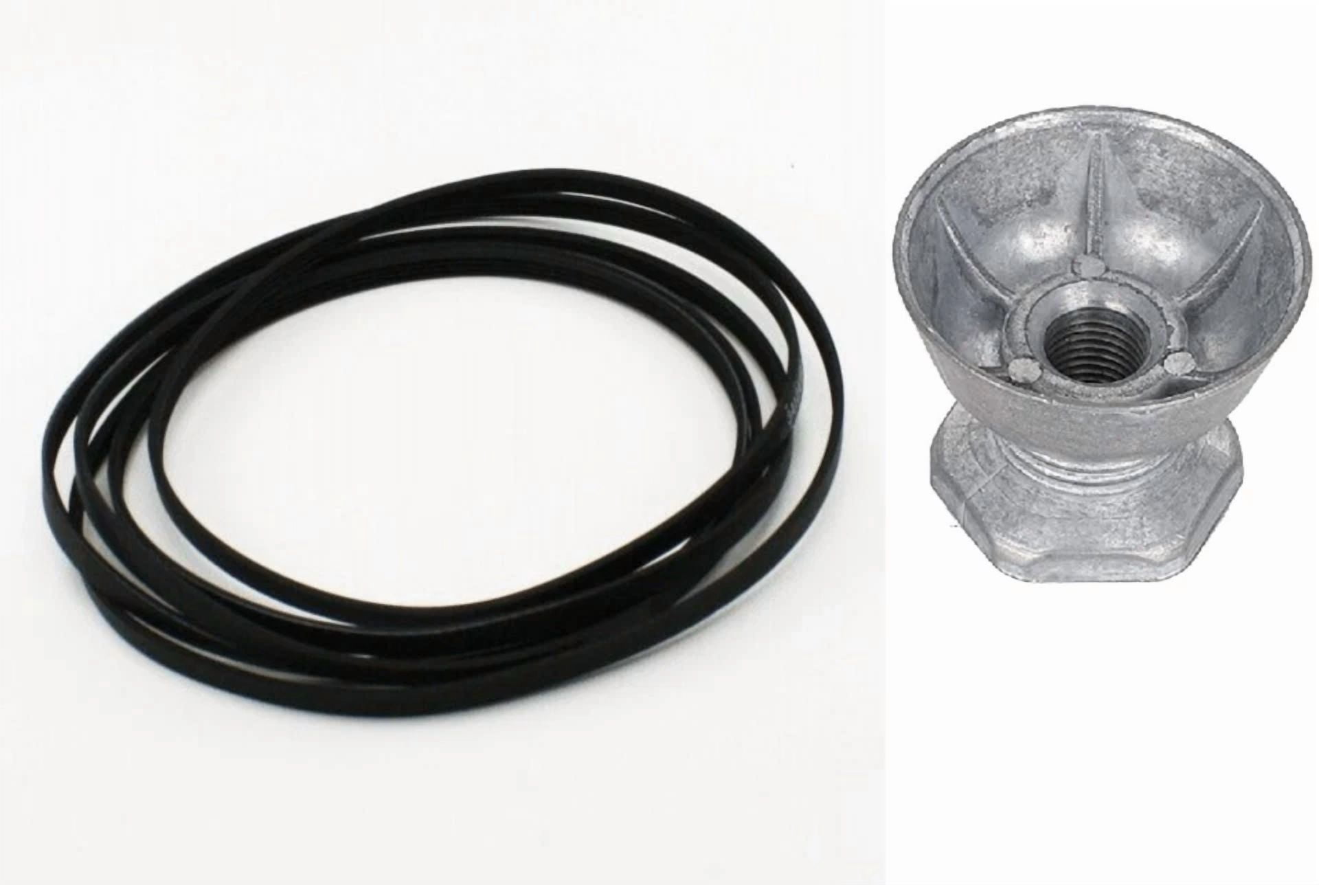 CRESTIN- 341241 Dryer Belt & 8066184 Motor Pulley Replaces With Ps11744884, W10290525