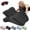 Black, variant on Ergonomic Memory Foam Wedge Pillow, Multi-Functional Memory Foam Lounger Cushion Back Support,27° Angle Perfect Position Ergonomic Support for Back Pain