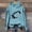 Sky Blue, variant on YVNAURA Long Sleeve Football Mom Hoodie Game Day Sweatshirt for Women Heart Graphic Oversized Pullover Casual Hooded Top with Pocket Cozy Fleece Fall Winter Wear, Sky Blue,L