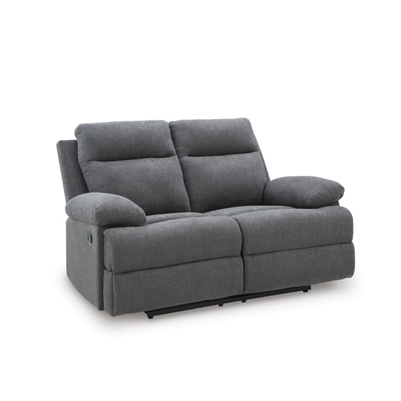 Signature Design by Ashley Yarrow Lane Gray Reclining Loveseat