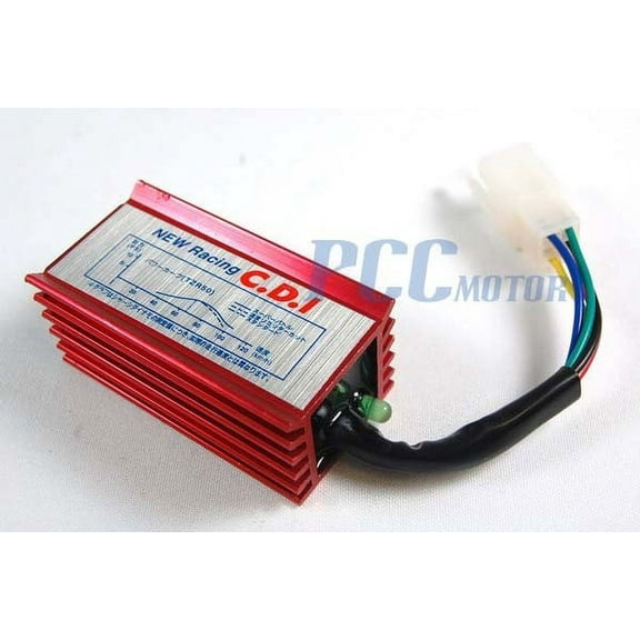 NO REV HYPER CDI BOX 5 PINS RED RACE XR50 CRF50 SDG SSR PIT DIRT BIKE CD01_R
