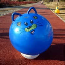 LOLIPPYY Bouncing Ball with Handle Inflatable Toy for Outdoor Play and Balance Training 1Pack