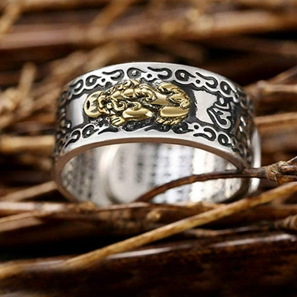 Dragon Honor Feng Shui Pixiu Mantra Ring - Original Quality